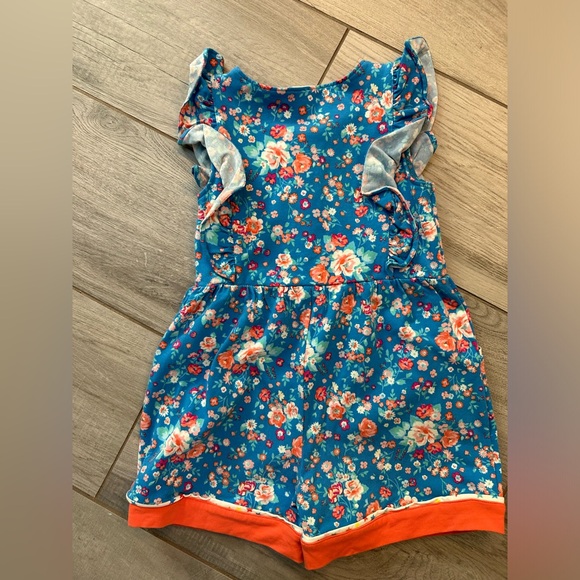Size 4t wildflowers romper - Picture 4 of 4